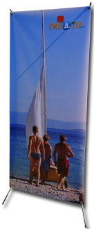 Roll-up banner Economy